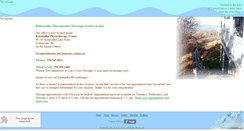 Desktop Screenshot of kalmassage.com